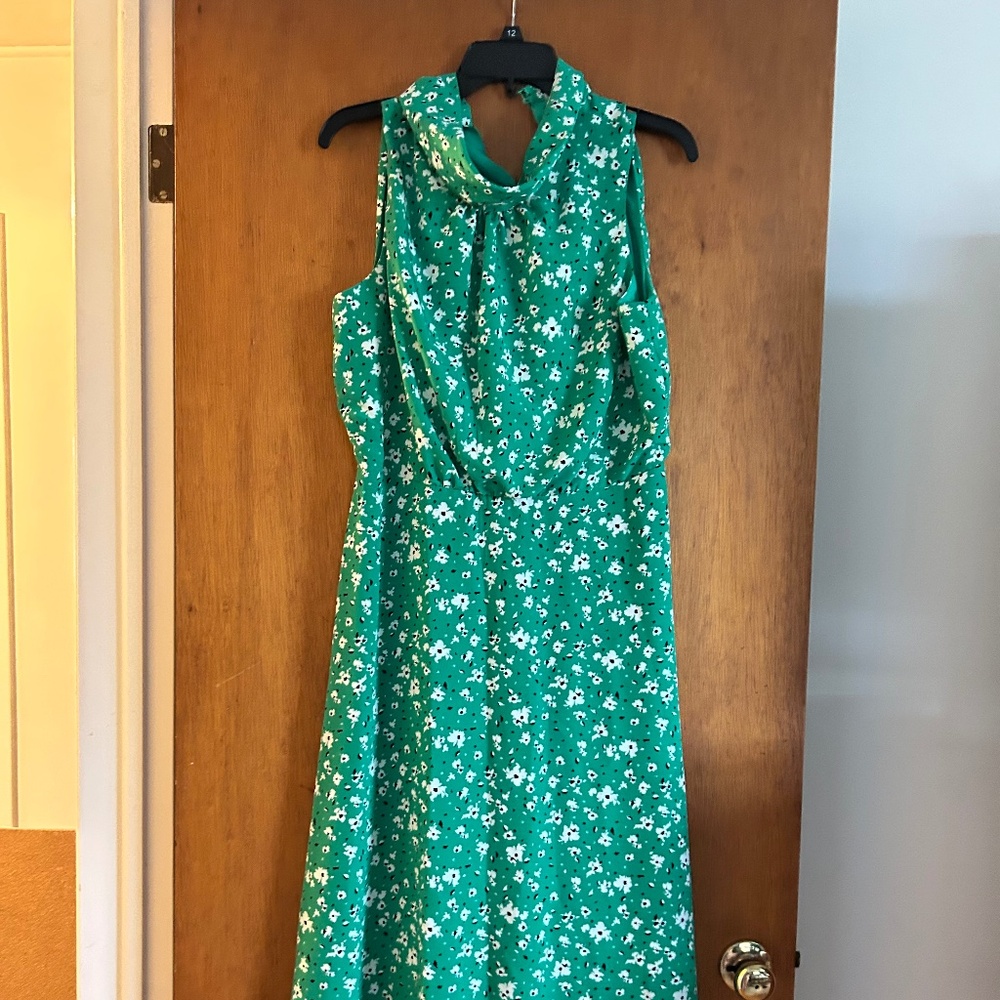 Karl Lagerfeld Green Floral dress